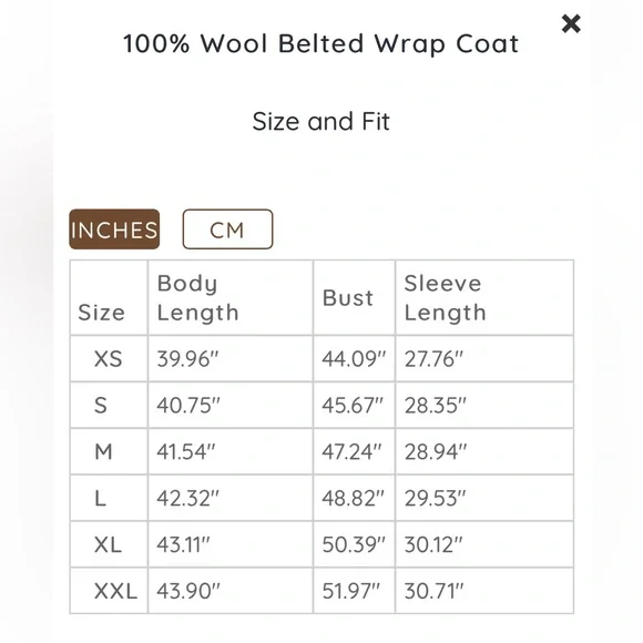 Gentle Herd 100% Wool Belted Wrap Coat - Picture 4 of 5